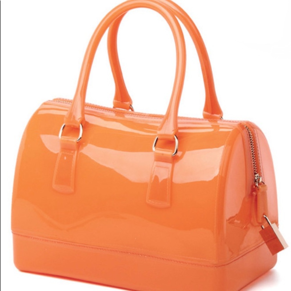Beautiful Orange Jelly Purse - Picture 10 of 12